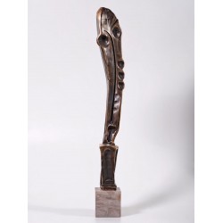 Stâlpnic II - sculptură în bronz, artist Liviu Bumbu